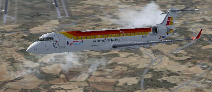 Bombardier CRJ 700 Air Nostrum Textures