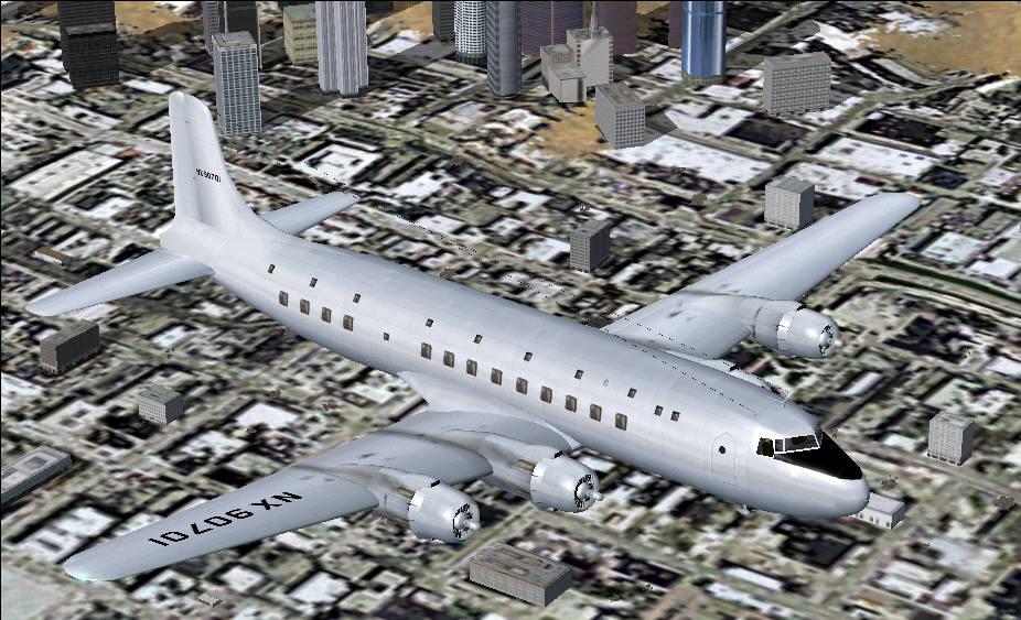 Douglas DC-6 NX90701 Textures