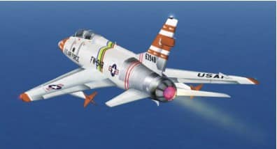 F-100F Super Sabre Update for fsx