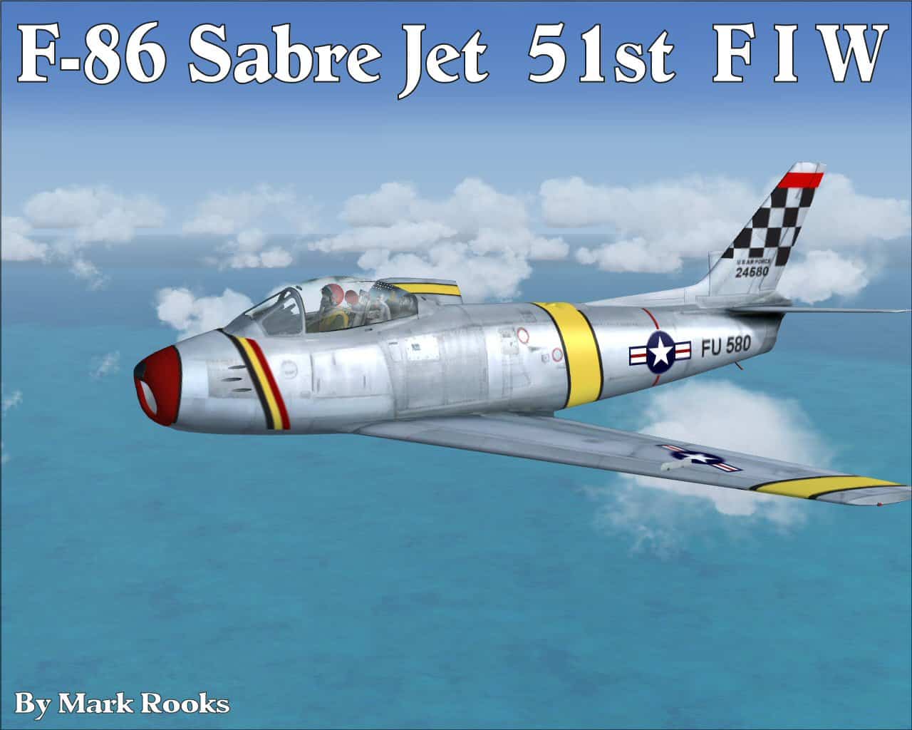 F-86 Sabre Jet USAF Korean War