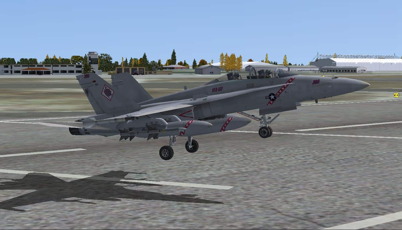 F/A-18 FSX Acceleration and Captain Sim F/A 18 Textures Pack