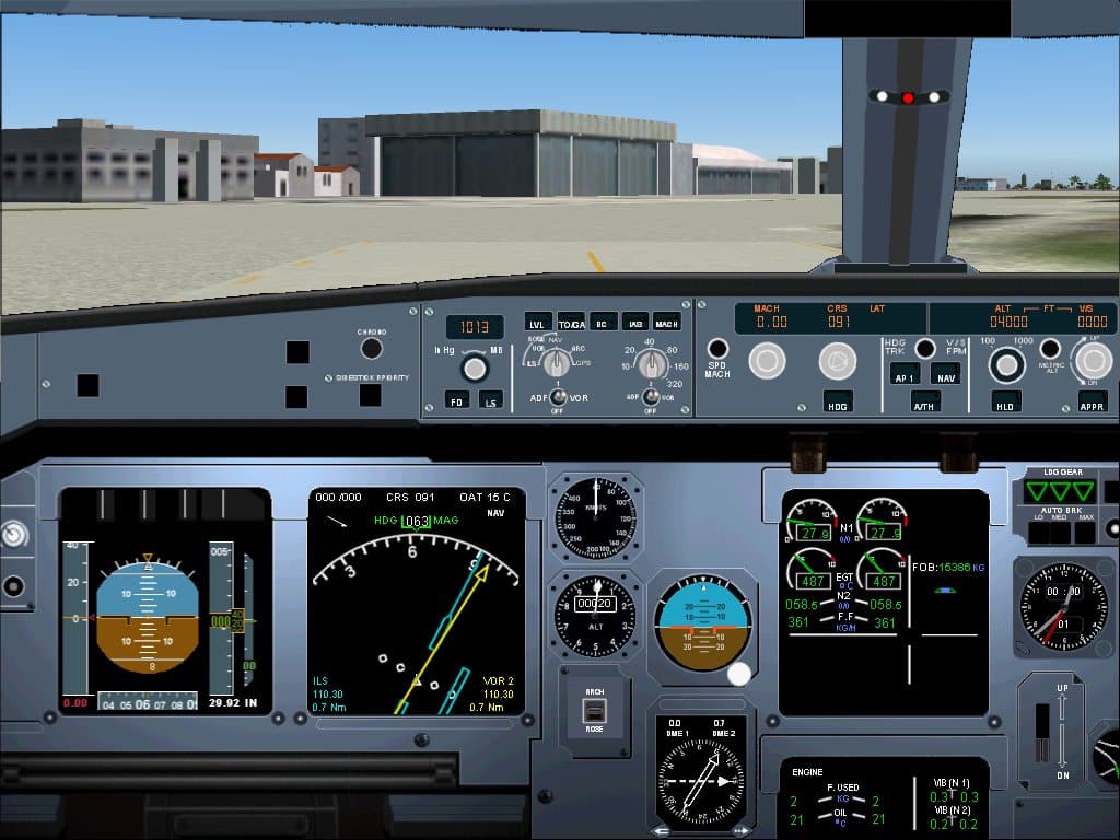 FS 2004 Airbus A-320 panel Version 1