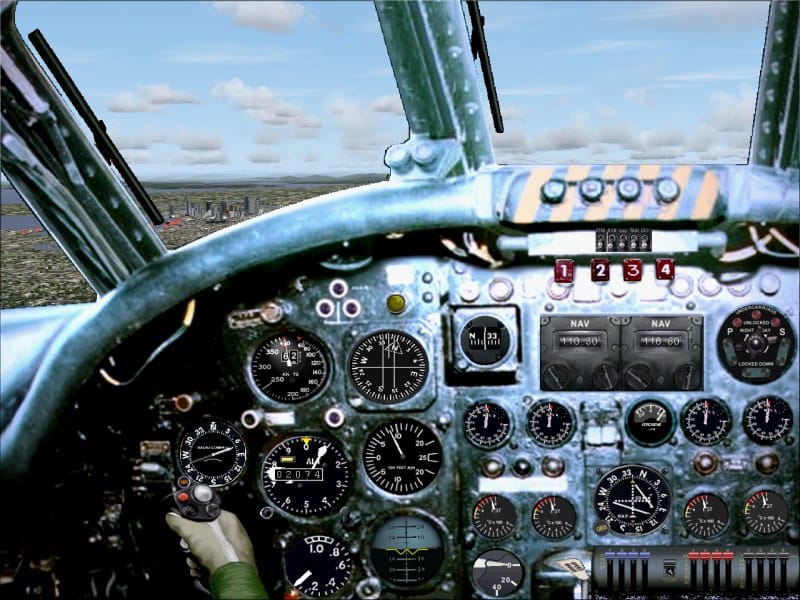 FS2002/2004 Photorealistic Panel for the Avro Vulcan B.2