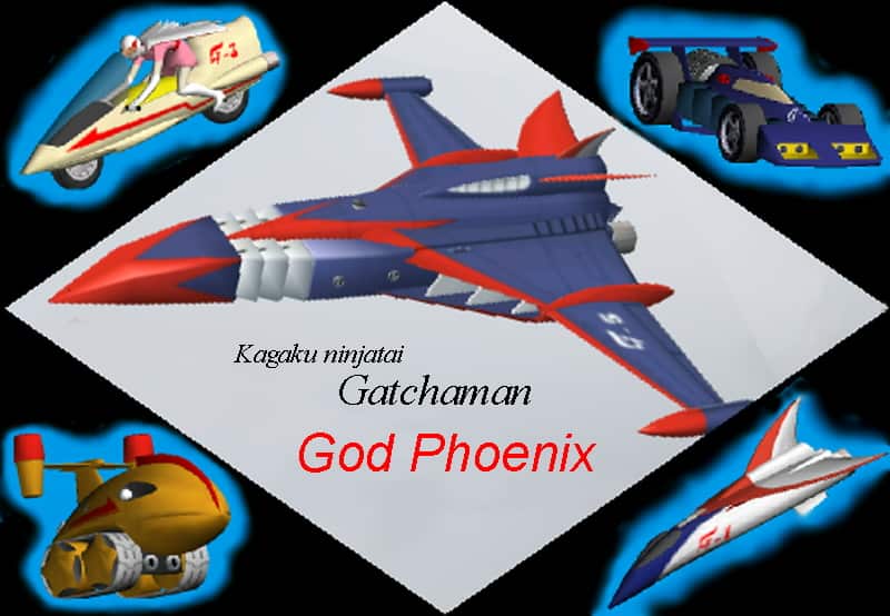FS2002/FS2004 God Phoenix (G1 – G5) Science Fiction Animation Plastic Model Series No.28