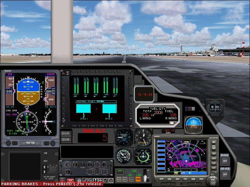 FS2004 Bell 430 Panel