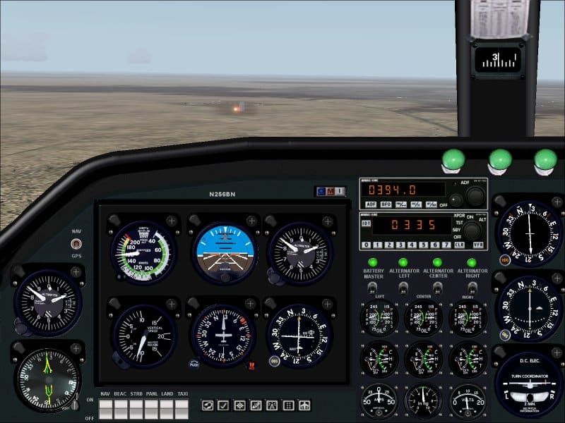 FS2004 Britten Norman Trislander Panel