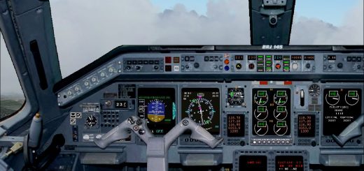 FS2004 Embraer -145 Photoreal Panel