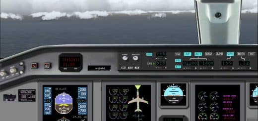 FS2004 Embraer Erj 170 Panel