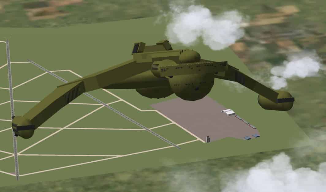 FS2004 “Klingon Battle Cruiser”