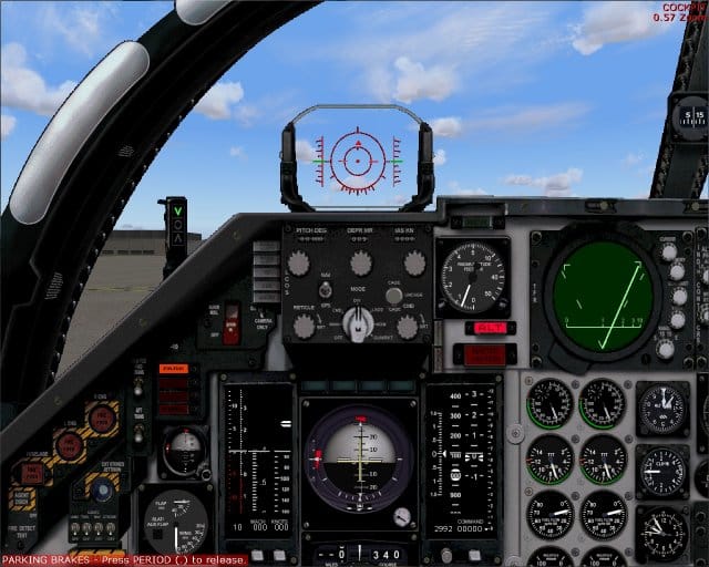 FS2004 Panel for Alphasim F-111 Aircraft