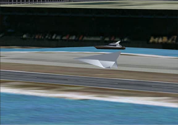 FS2004 Paper airplane