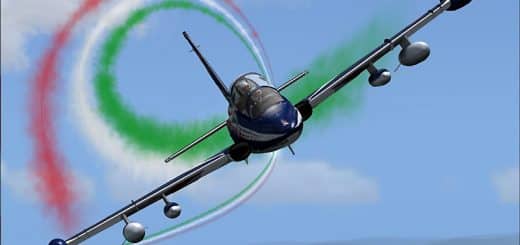 FS2004 Red, white & green smoke effects