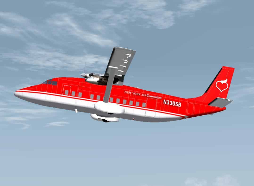 FS2004 Shorts 360 New York Air Connection