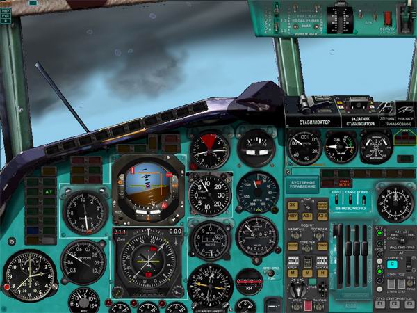 FS2004 Tupolev TU 154-B2 Panel