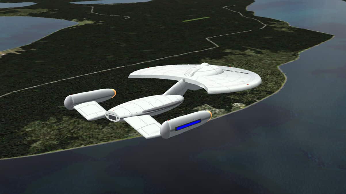 FS2004 U.S.S. North Carolina, Fictional Federation Starship