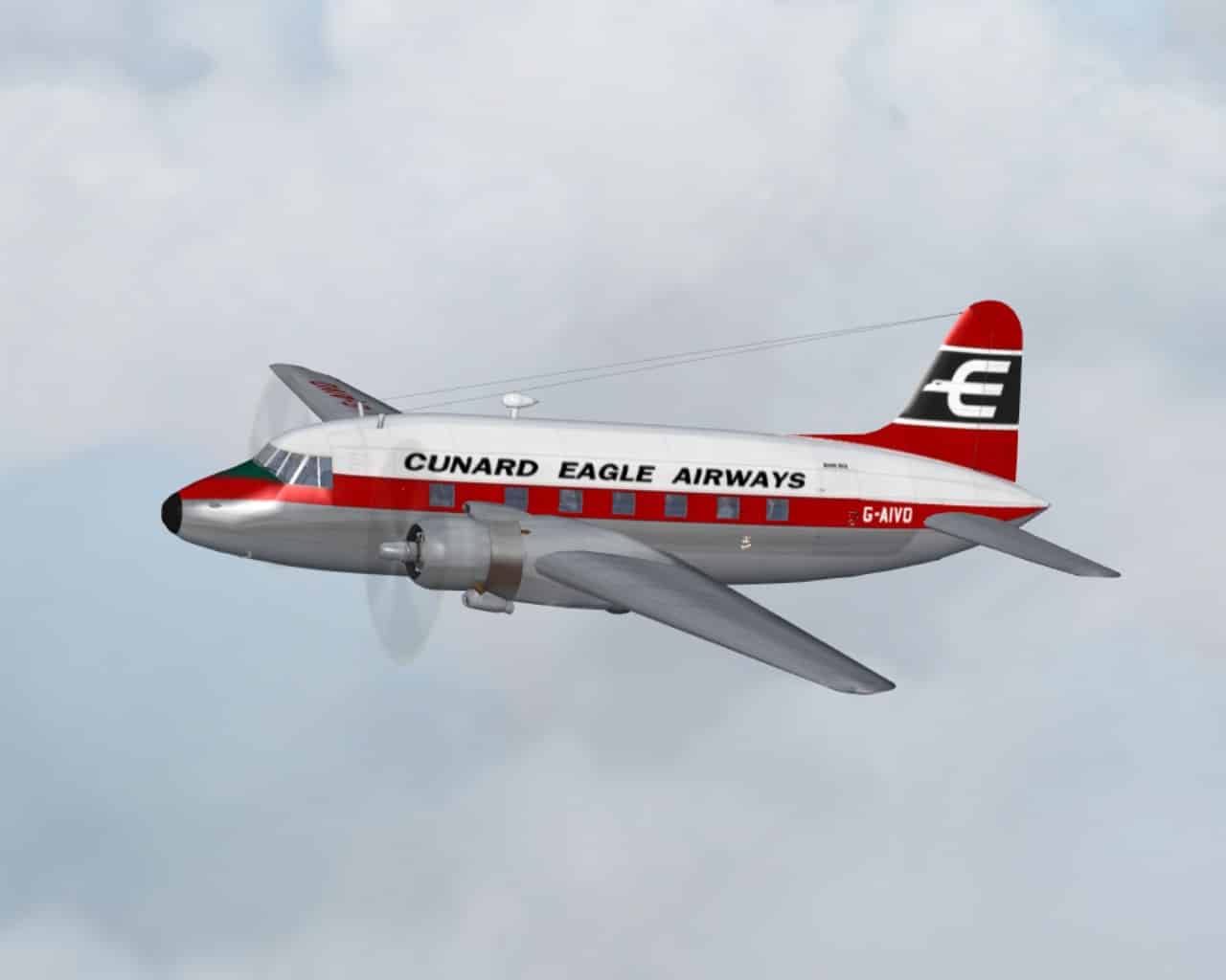 FS2004 Viking 3B Cunard Eagle (later) Textures only