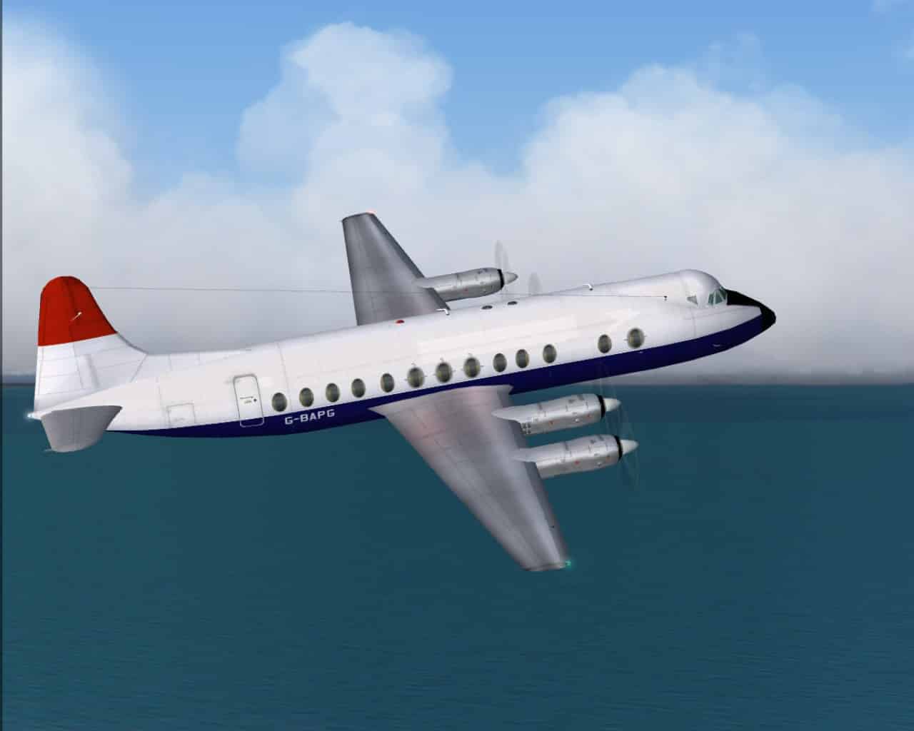 FS2004 Viscount 814 BMA (BA basic) Textures only