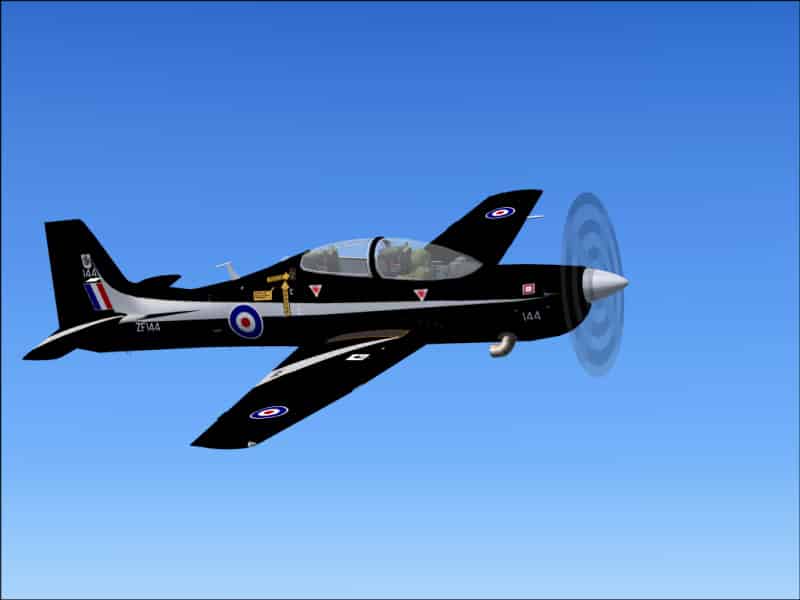 FS2004/2002 Tucano 2006 Solo Display ZF144 Textures only