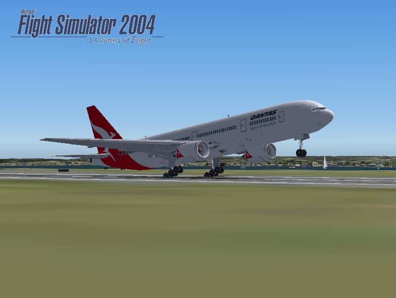 FSX Boeing 777-300 Qantas Airways New Livery Textures
