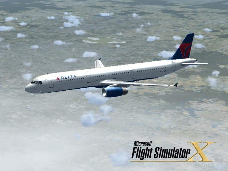 FSX Delta Air Lines Texture for the Airbus A321