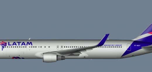 FSX Jetliner Brazilian Airlines textures