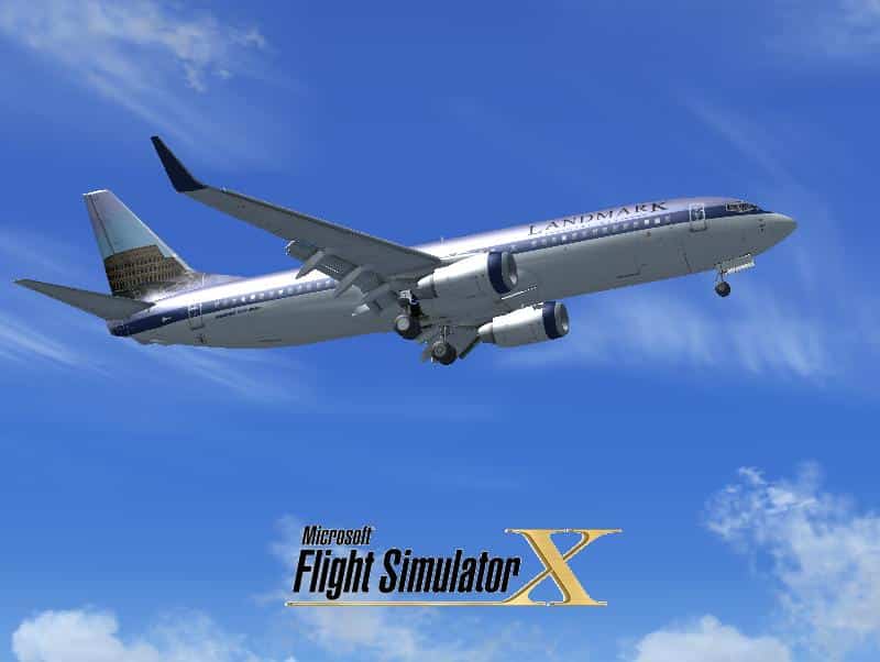 FSX Landmark Airlines Texture for the Boeing 737-800