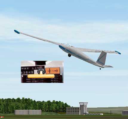 How to take off with sailplanes