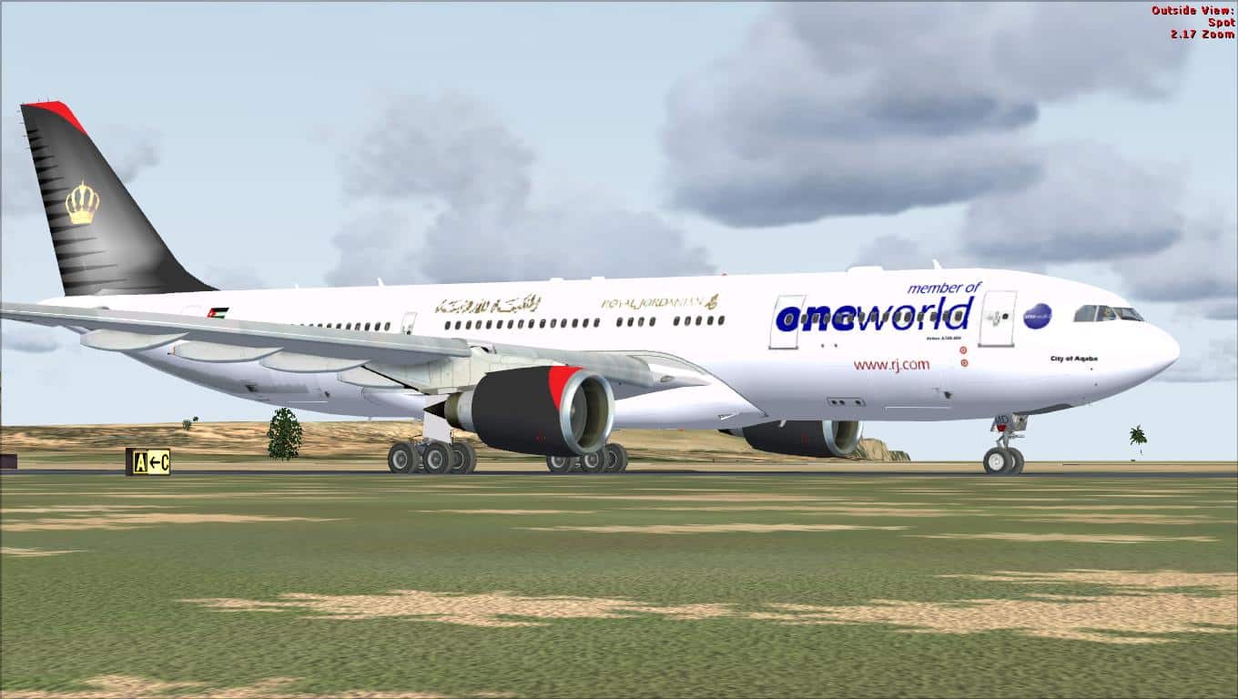 A330-200 Royal Jordanian OneWorld Textures
