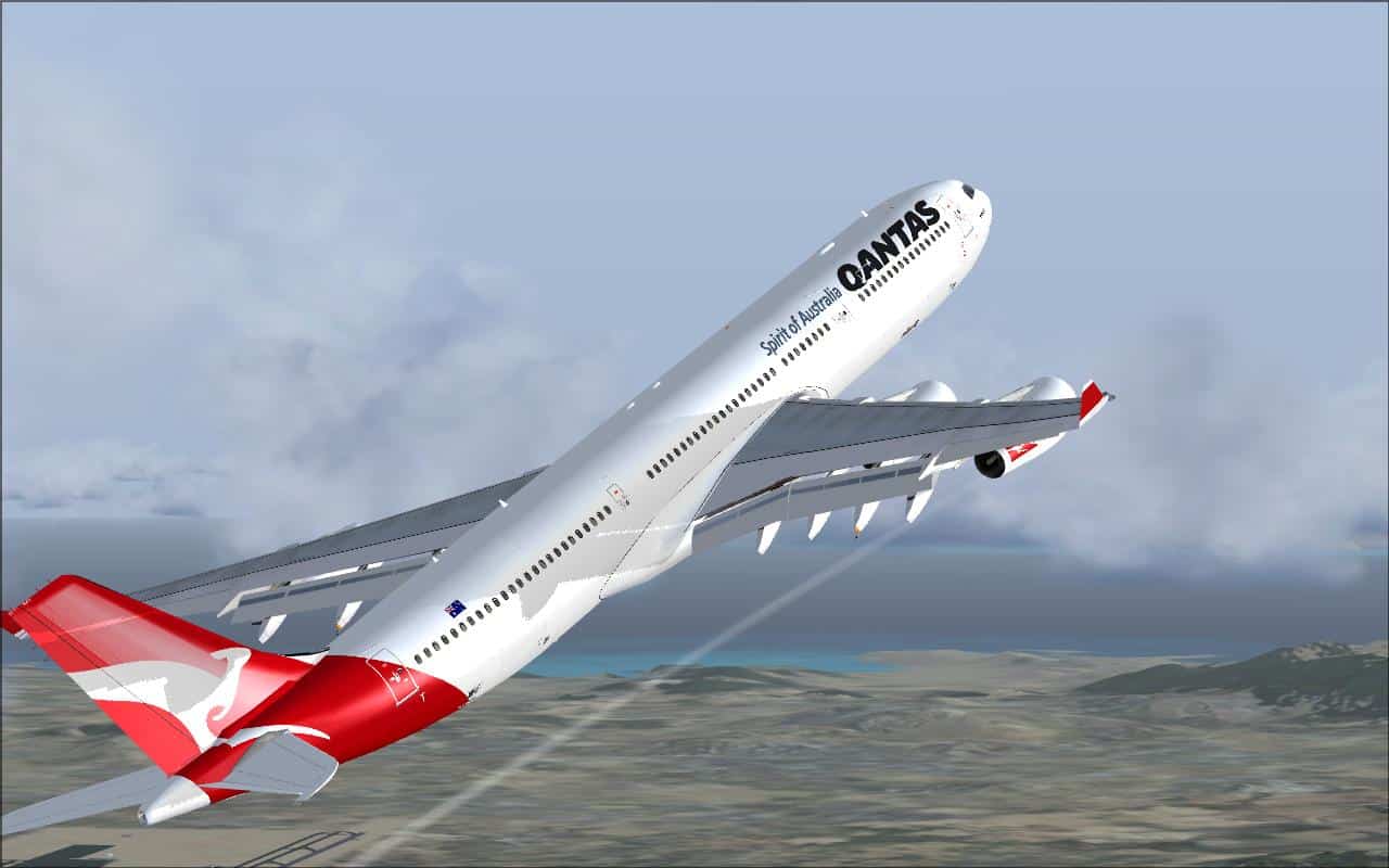 A340-300 Qantas Textures (updated)