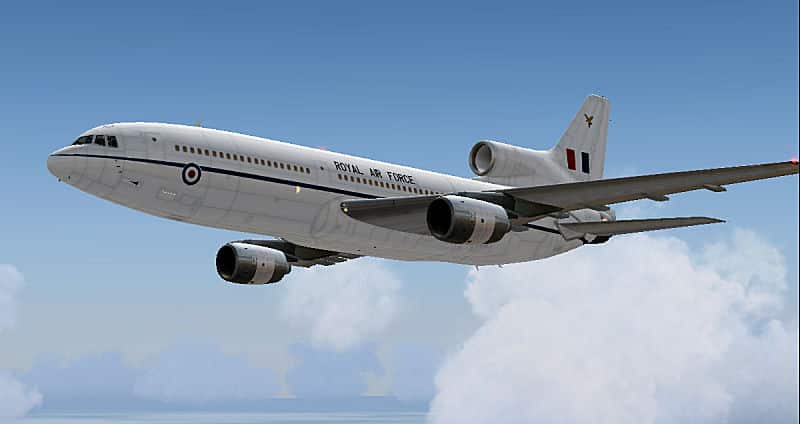 Aerosim L1011 Tristar RAF 216 SQN 2000 Textures