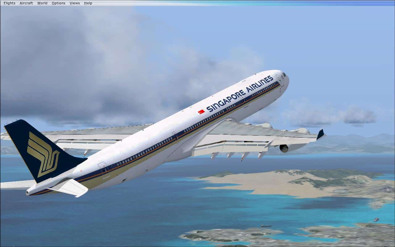 Airbus A340-300 Singapore Airlines Textures