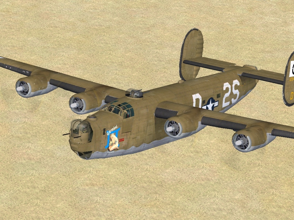 Alphasim B-24H Liberator “Gemini” Textures