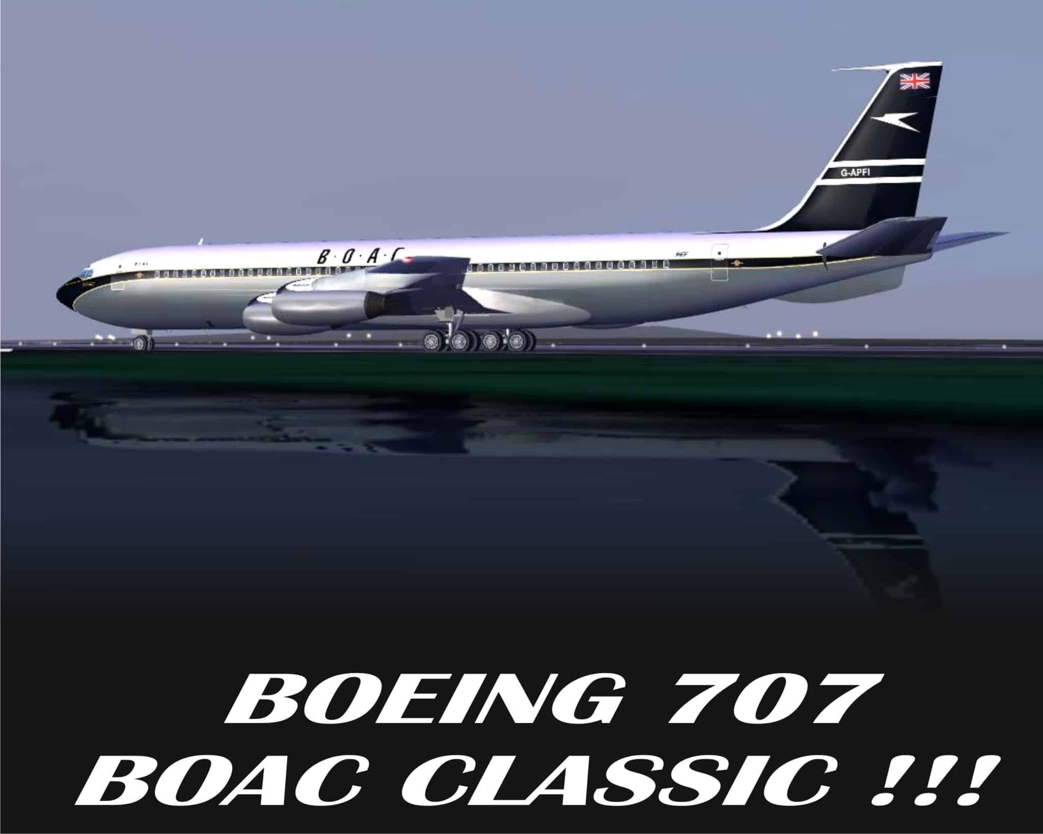 Boeing 707GAPFI Model and Textures