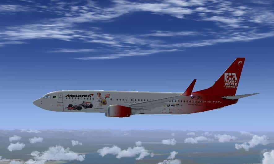 Boeing 737-800 ‘Ayrton Senna’ Textures