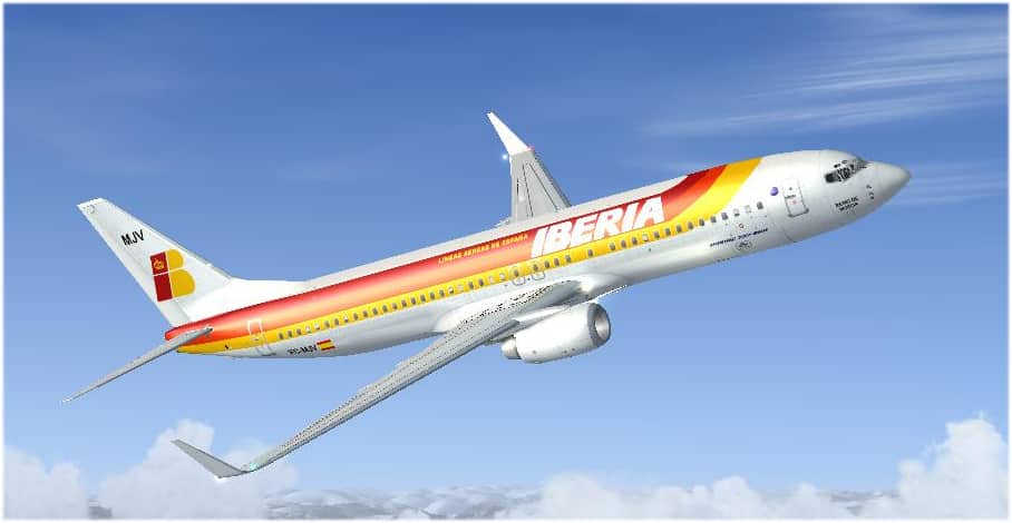 Boeing 737-800 Iberia Textures