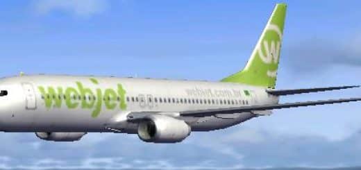 Boeing 737-800 Webjet textures
