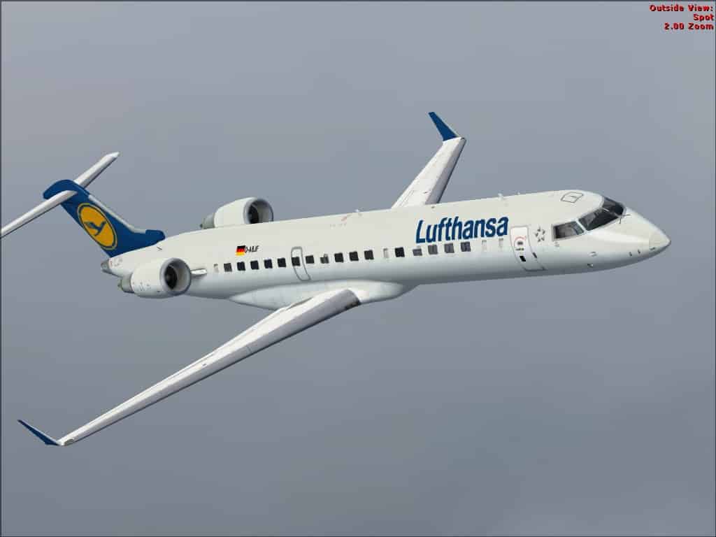 Bombardier CRJ-700 Lufthansa Textures