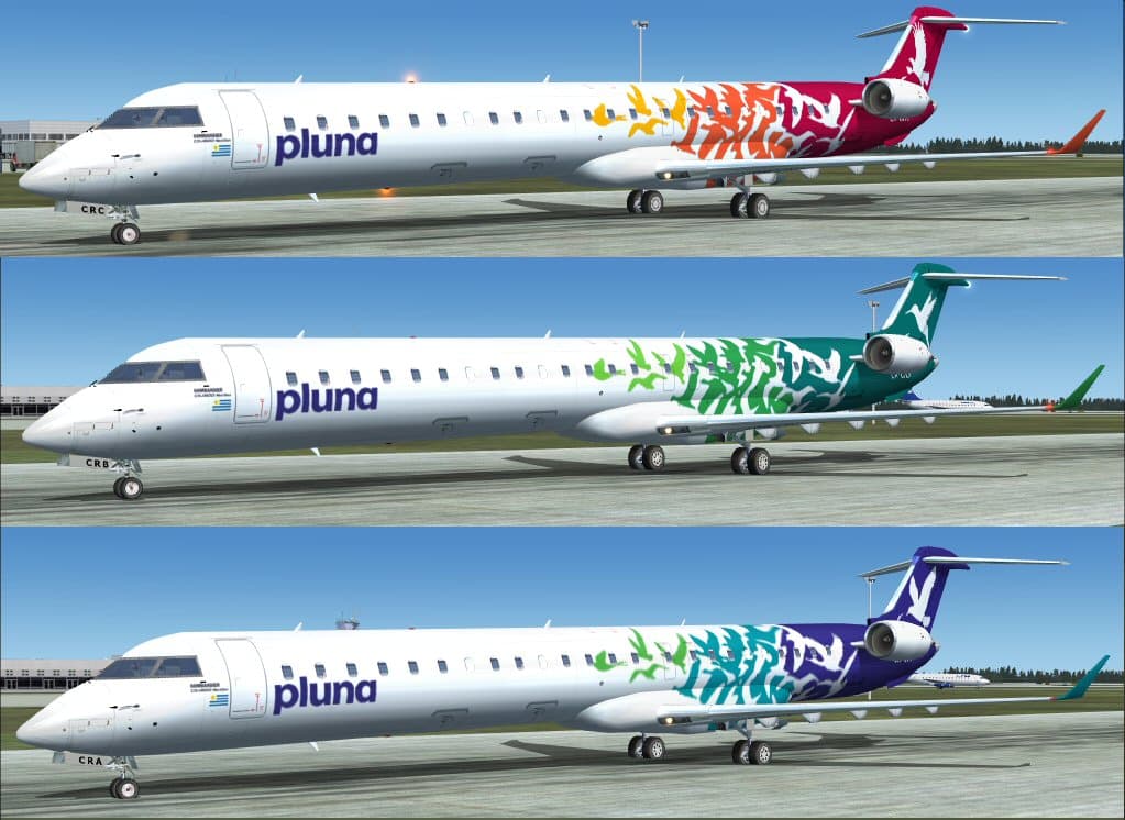 Bombardier CRJ 900 PLUNA 2010 Sets
