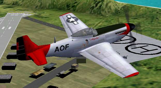 CFS2/FS2000 P-51D Mustang Tuskeegee of the 100th Fighter Group