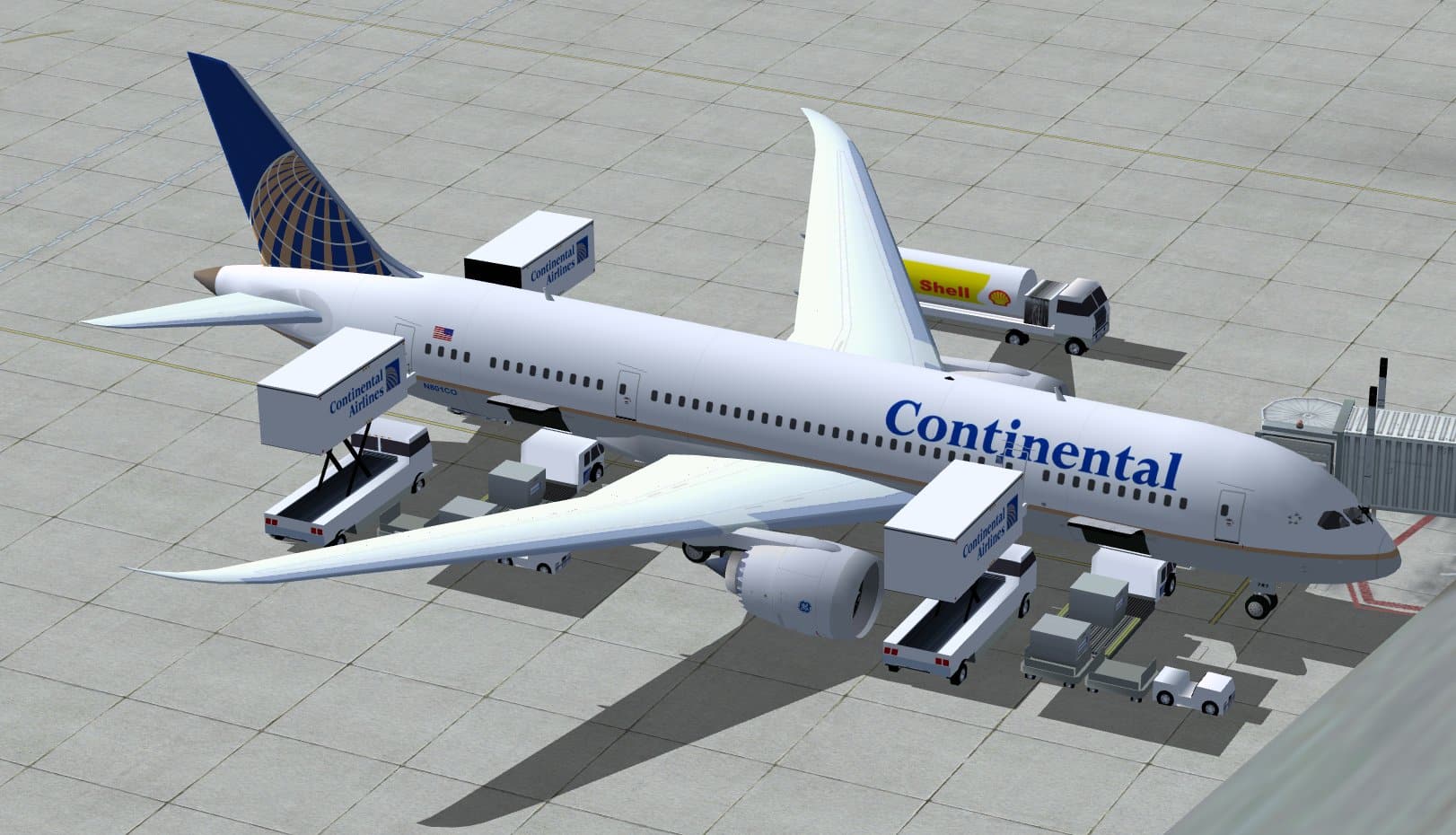 Continental Boeing 787-8 V2