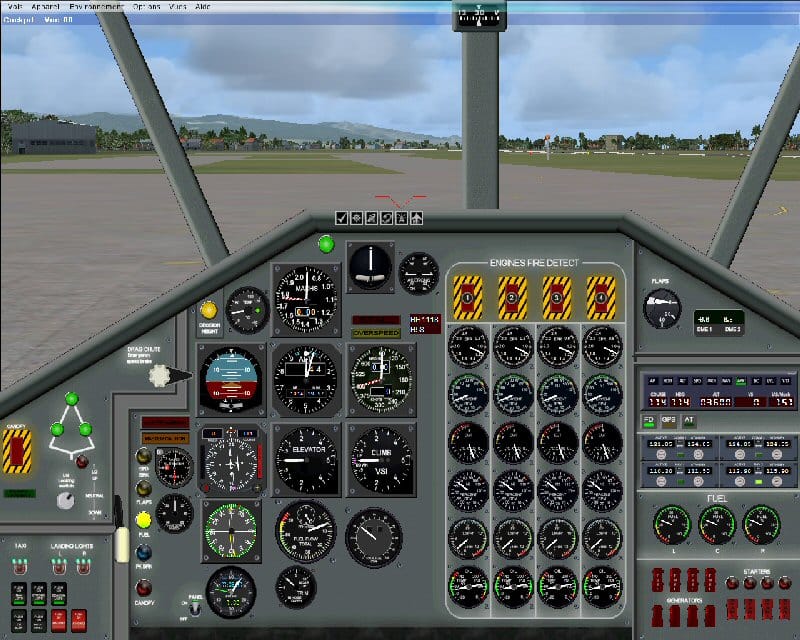 Convair B58 Hustler 2D panel