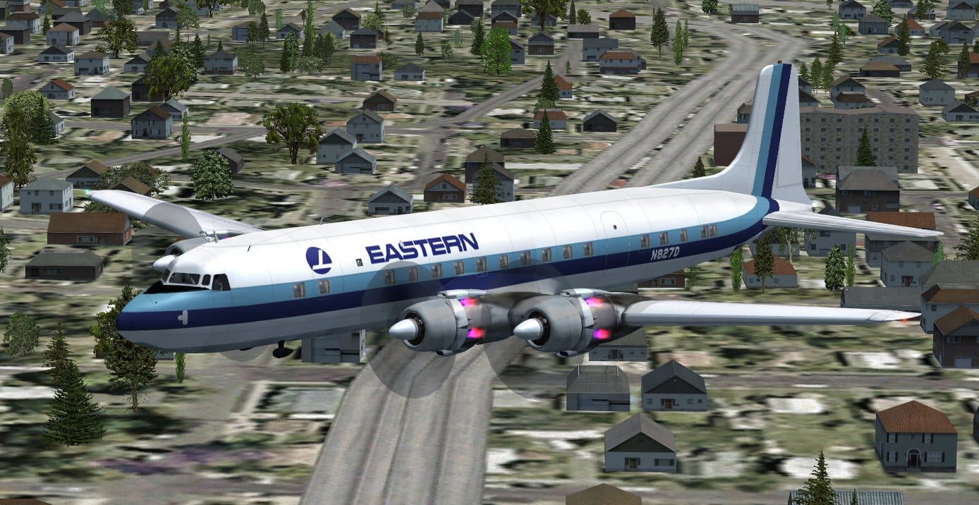 DC-7B Eastern Airlines “Hockey Stick” Textures