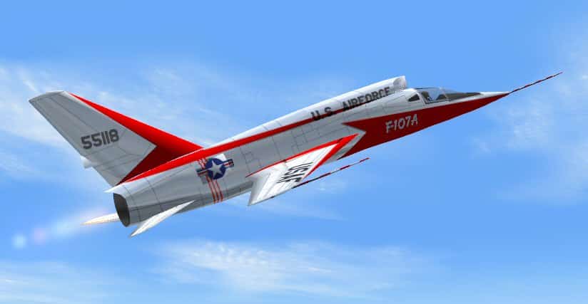 FS 2004 North American Aviation F-107A