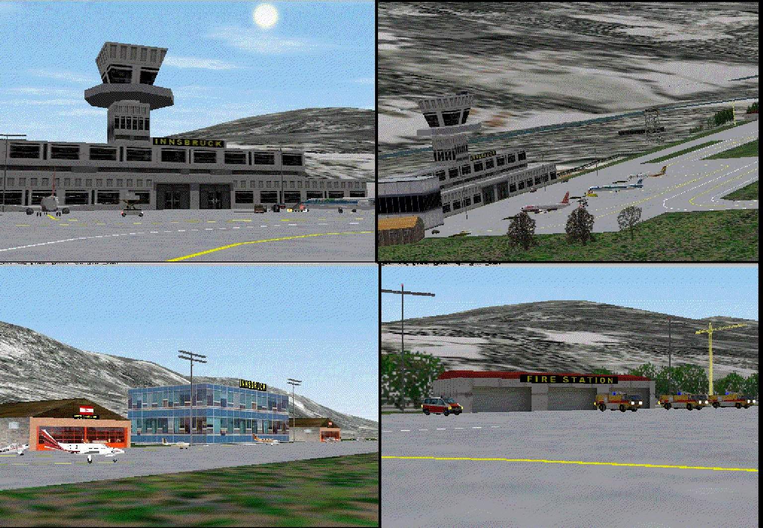 FS2000 Scenery for Innsbruck (LOWI)