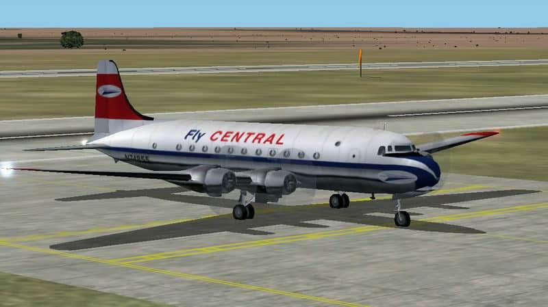 FS2000/FS2002 Central Airlines DOUGLAS DC-4