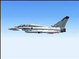 FS2002 / FS2004 Eurofighter Typhoon In AEF (Air Experiance Flight) Textures only