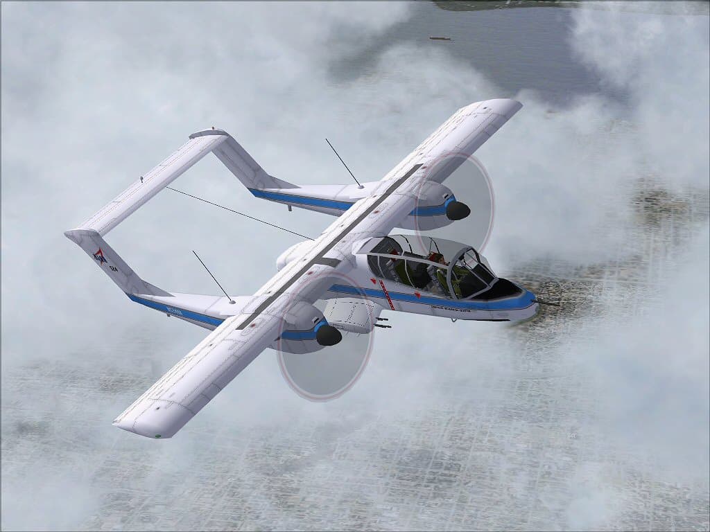 FS2002/2004 OV-10 Bronco NASA Textures only + Paintkit