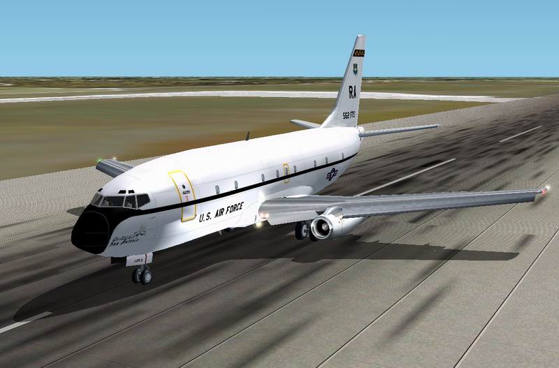 FS2002/FS2004 USAF Boeing T-43A SN: 73-1153 “The Spirit of San Antonio”