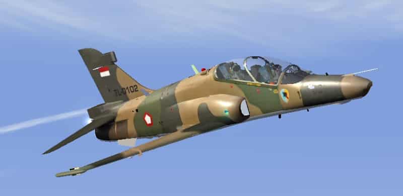 FS2004 BAE Hawk 128 Indonesian Air Force Textures only (corrected)