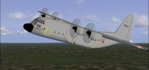 FS2004 Belgian Air Force Hercules Textures only